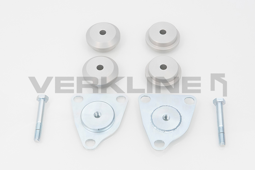 For Audi 100 A6 Quattro S4 Set of 2 Front Susp Subframe Mount Meyle 4A0399415BMY 