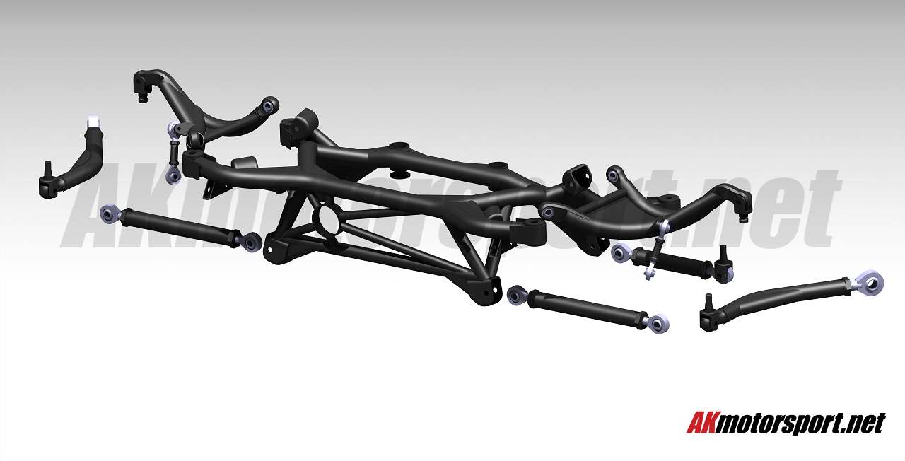 Rear Toe Arms R4 Lancer EVO X VERKLINE