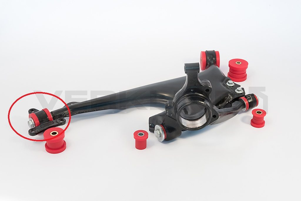 Kit complet silent blocs triangle arrière pour Version route - Audi 100 C4 / V8 / 200 C3 - 48 mm Verkline