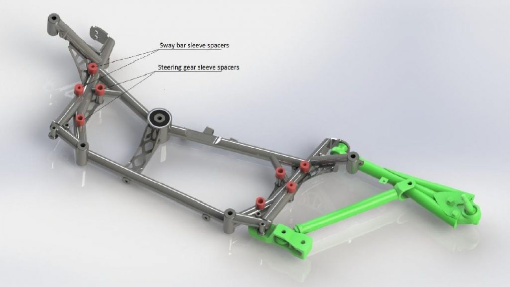 Verkline audi tts ttrs (8j) rs3 (8p) adjustable front lowered race wishbones - was-011